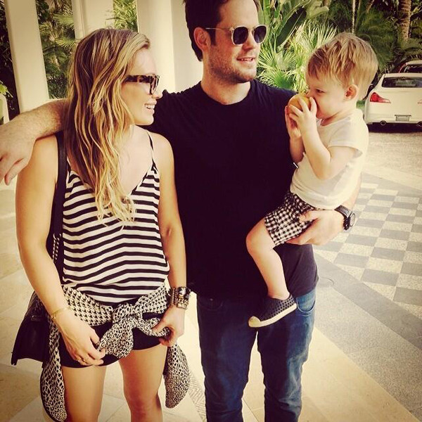 Hilary Duff, Mike Comrie, Luca Hilary Duff, Mike Comrie, Luca